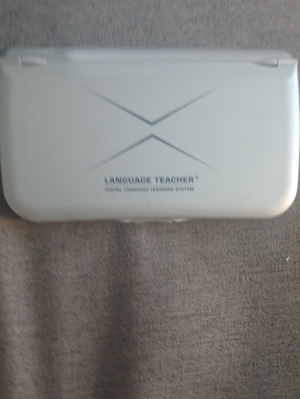 Language Teacher Portable Electronic Language Learning Device in Silver